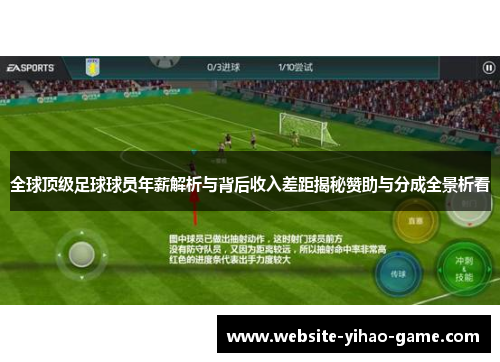 全球顶级足球球员年薪解析与背后收入差距揭秘赞助与分成全景析看 全球顶级足球球员年薪解析与背后收入差距揭秘赞助与分成全景析看
